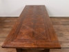 6. Recycled French Oak Table with Antique Versailles Panels